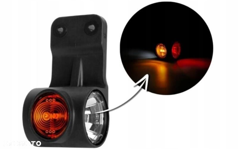lampa obrysowa na wysięgniku led 12/24v lewa - 1