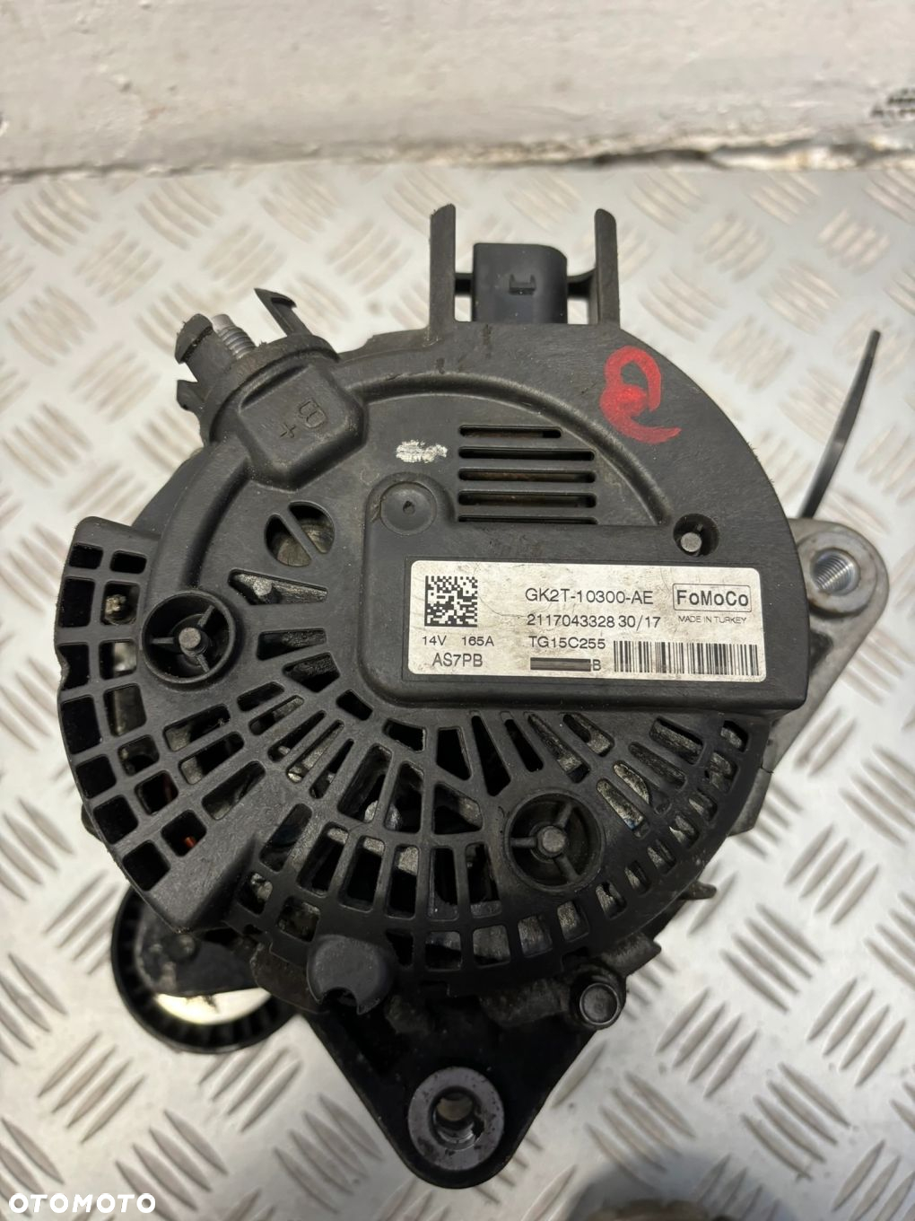 ALTERNATOR FORD TRANSIT MK8 GK2T-10300-AE ORG FV - 2