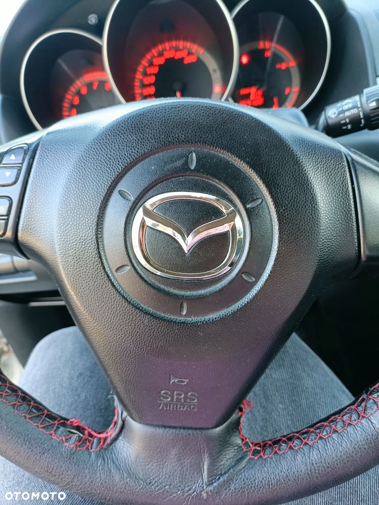 MAZDA 3 I BK 03-06 2005 r. SPORT deska rozdzielcza + pasy lewy i prawy przód + moduł + AIRBAG * - 5