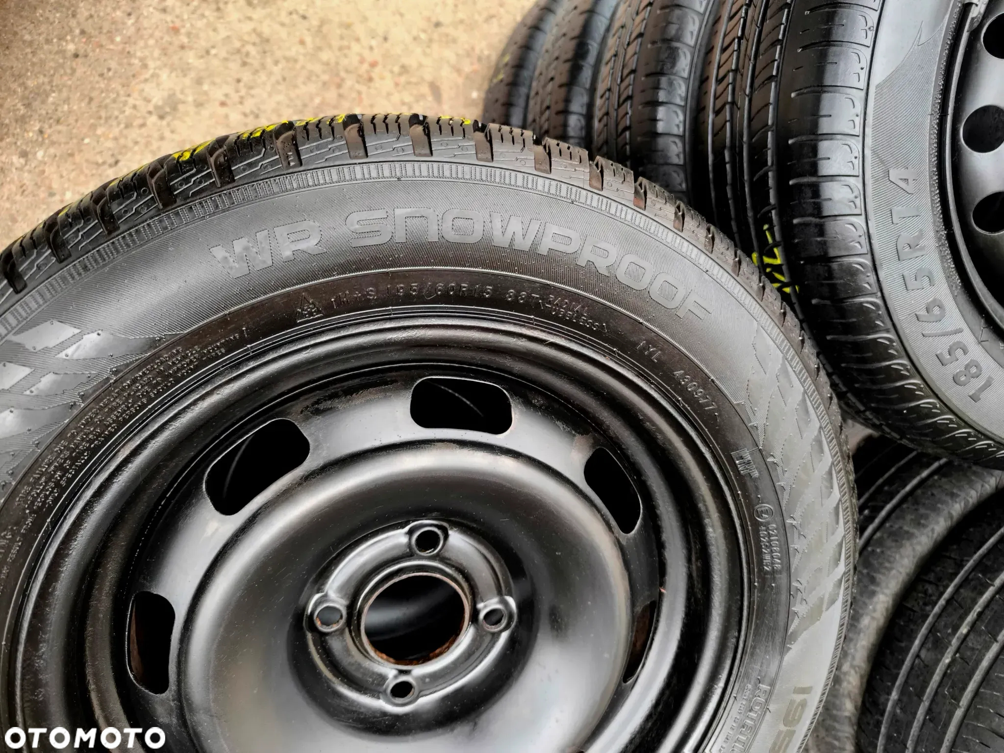 4x108 Felgi Stalowe Stal 15 Koła Zimowe Zima CITROEN C4 C-elysee C3 Picasso Xsara PEUGEOT 207 / 208 / 301 / 307 Legnica ALU-RAD 195/60 6mm - 5