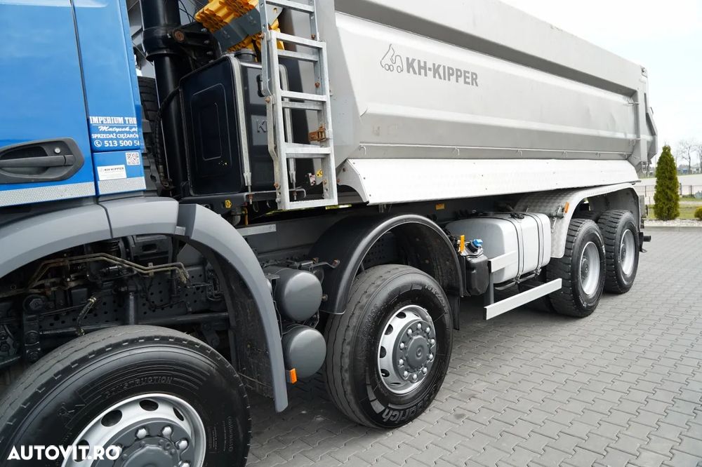 Mercedes-Benz AROCS 4145 / 8X8 / WYWROTKA TYLNOZSYPOWA / KH-KIPPER 6 M / AUTOMAT / EURO 6 - 17
