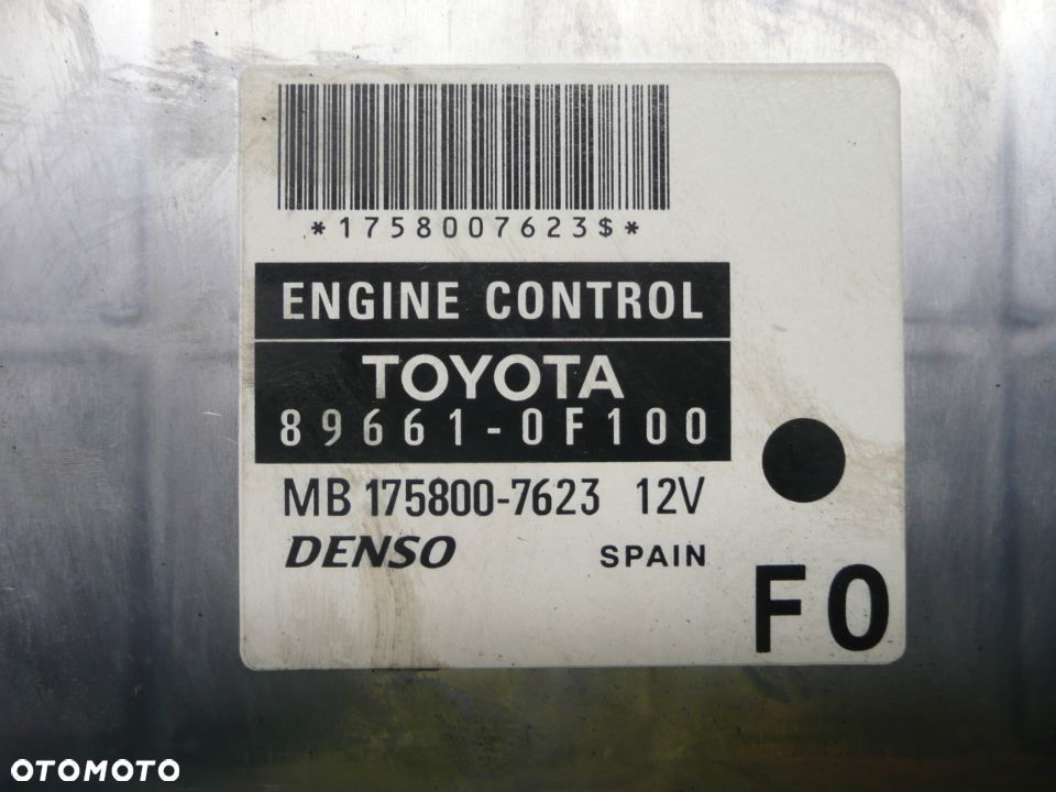 TOYOTA COROLLA VERSO 2.0D STEROWNIK KOMPUTER SILNIKA MB175800-7623 - 3