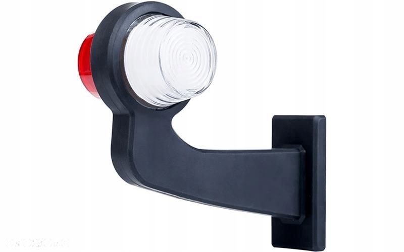 lampa obrysowa na ramieniu led biało czerwona neon - 1