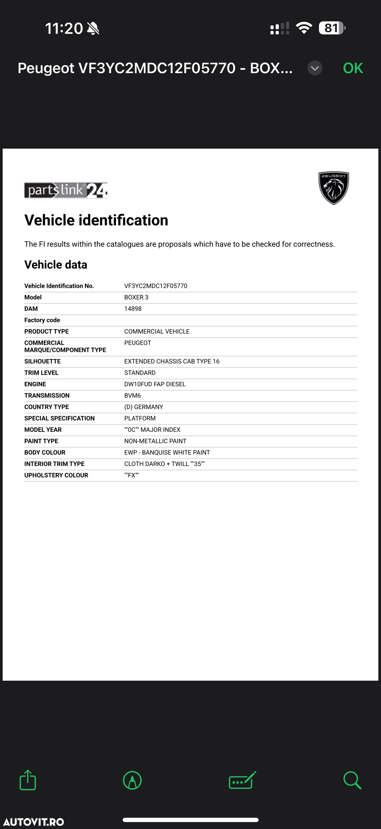 Peugeot Boxer III L3 KD Pick-Up Platforma Fiat Citroen Ford Bena Aluminiu 2018 2.0 Diesel Unic Proprietar de Noua Istoric Service Complet AC Stare Buna - 9
