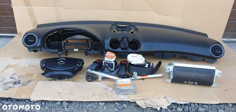 Konsola AIRBAG poduszki sensor Mercedes W209 - 3