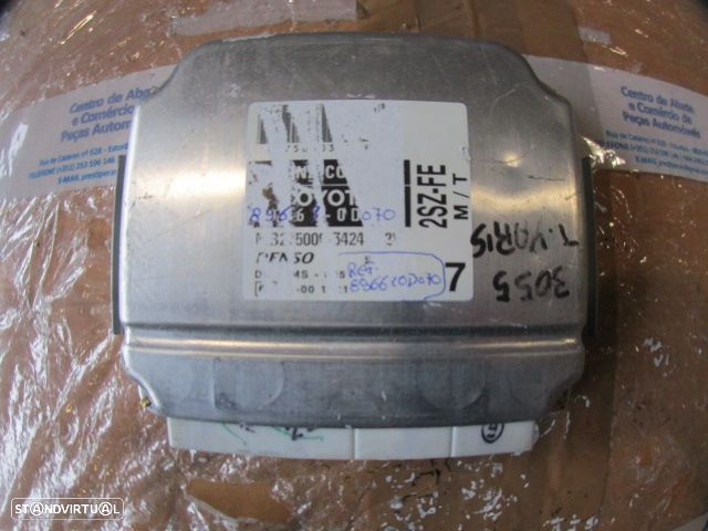 Centralina 896610D070 827300D040  TOYOTA YARIS 2004 1.3I 16V 87CV 5P CINZA  ORIGINAL - 2