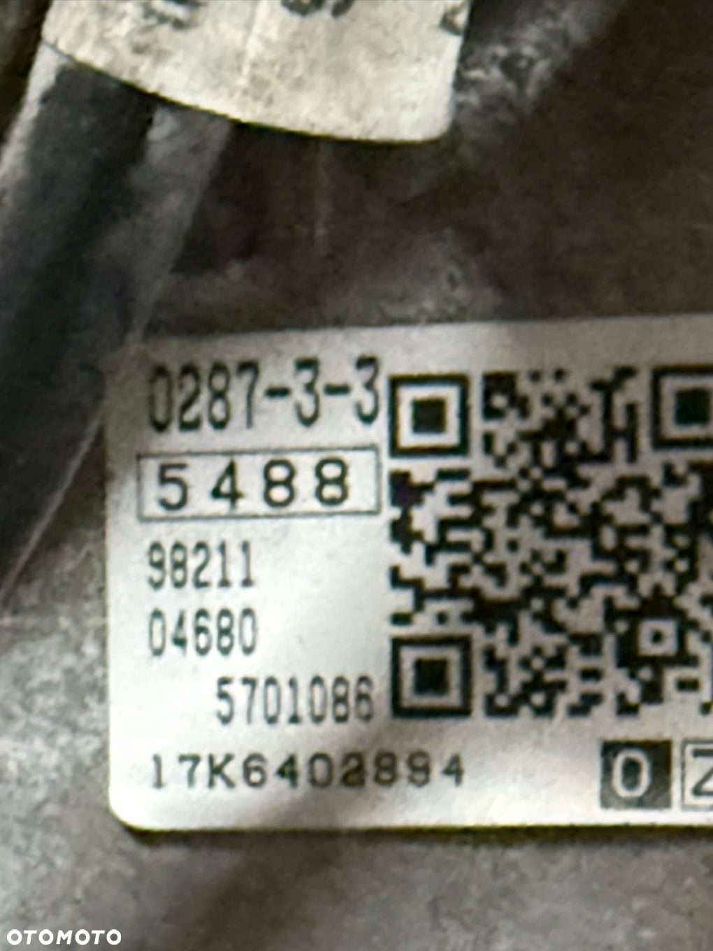 GRANDLAND X 308 3008 508 5008 1.2 THP PURETECH SKRZYNIA BIEGÓW 17K6402894 - 6