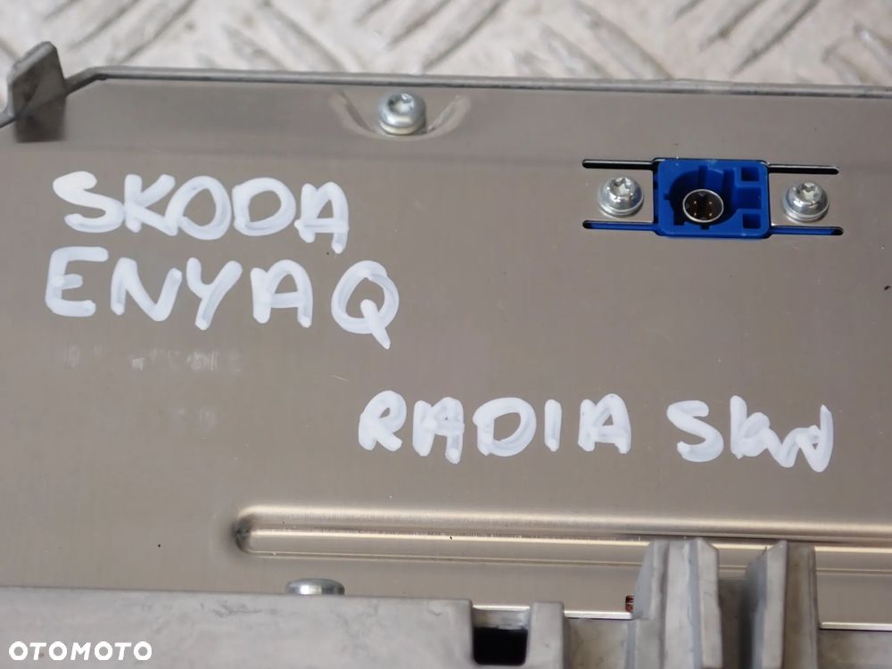 PANEL EKRAN RADIA  SKODA ENYAQ  5LA919606A  900 ZŁ - 8