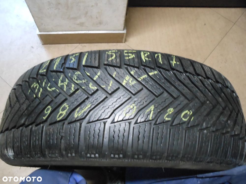 Opona pojedyńcza 215/55r17 michelin alpin 6  7,7mm zima - 1