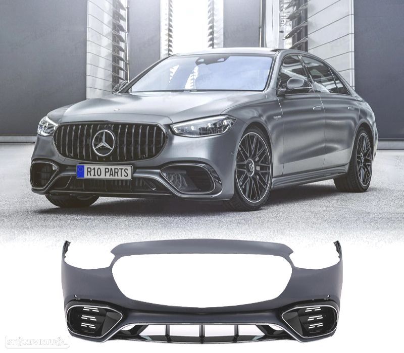 PÁRA-CHOQUES FRONTAL MERCEDES W223 21- LOOK AMG S63 PDC - 1