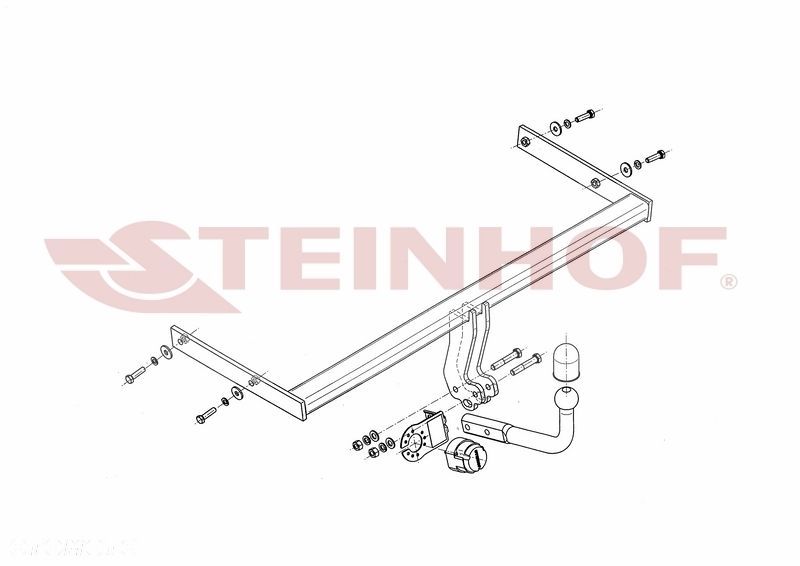 Hak Holowniczy + MODUŁ 7PIN do Audi A3 Sportback od 2004 do 2008 - 3