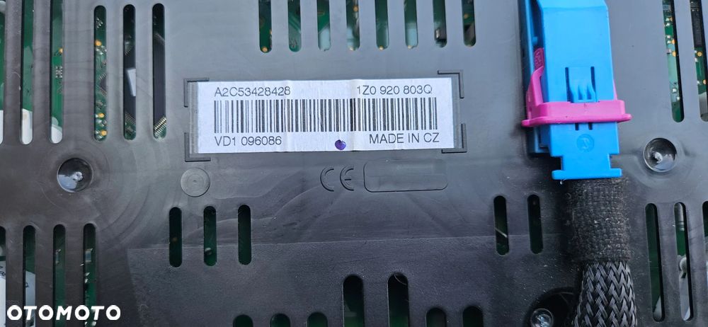 Skoda Octavia II 1.2 TSI 77KW CBZB Zestaw Startowy Do Odpalenia auta Komputer Licznik Zegary Stacyjka moduł komfortu 1Z0920803Q 1K0937087AE 03F906070HT - 14
