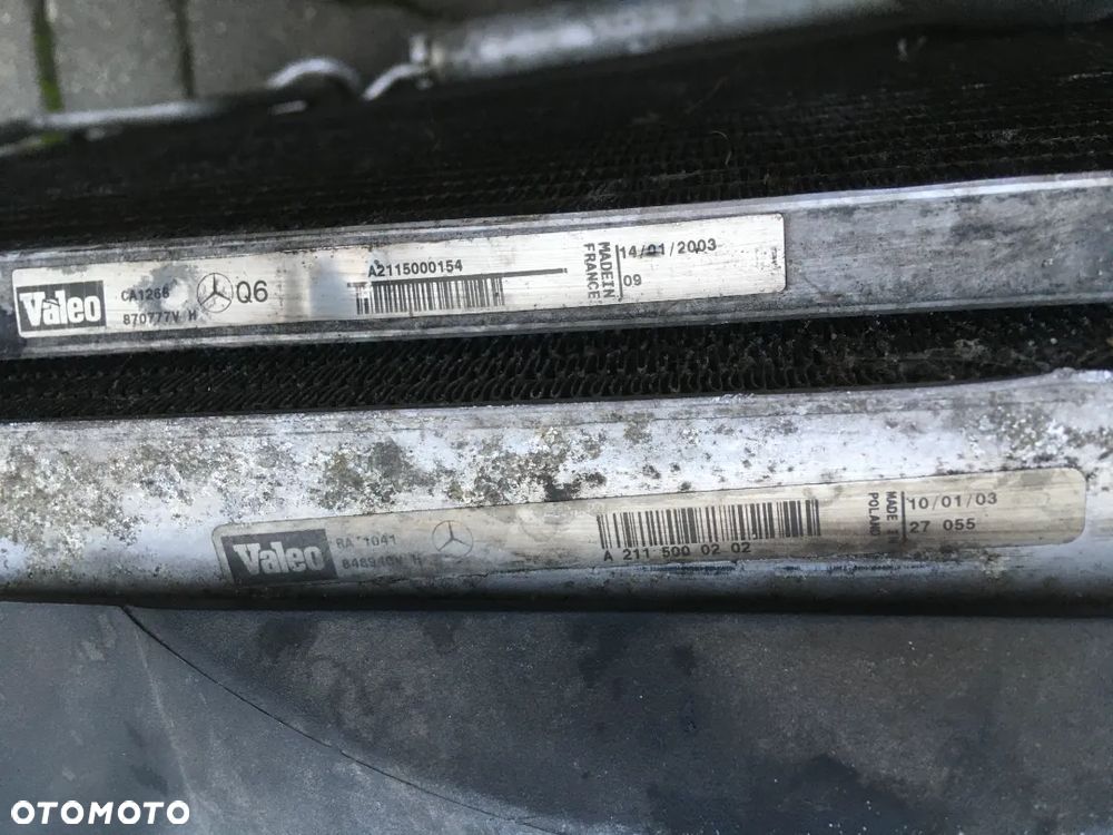 MERCEDES W211 CHŁODNICA AUTOMAT A2115000202 - 6