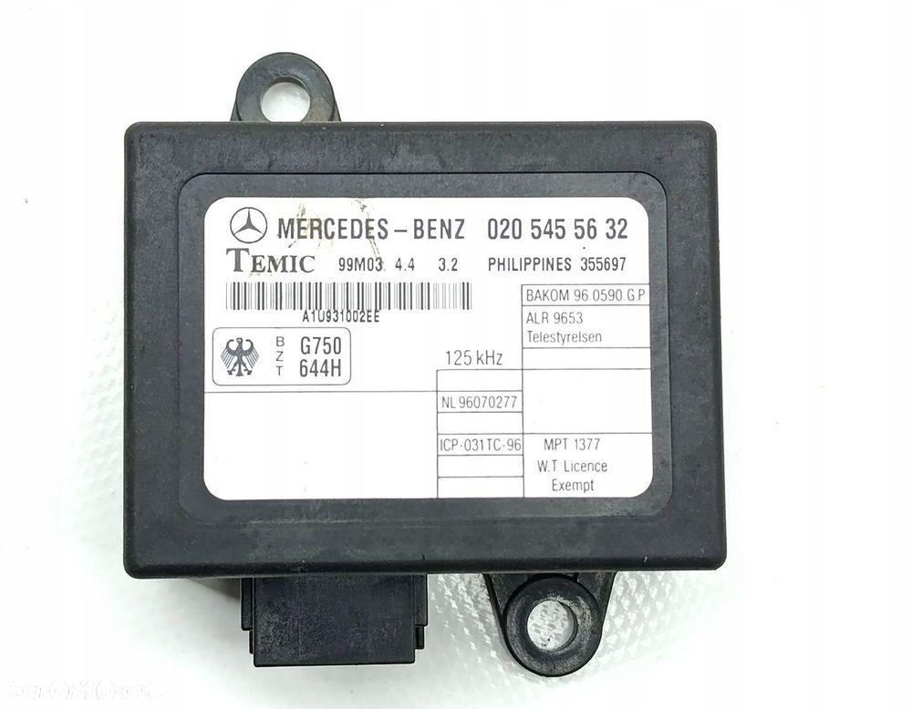STEROWNIK MODUŁ ZAMKA CENTRALNEGO MERCEDES VITO I W638 0205455632 - 3