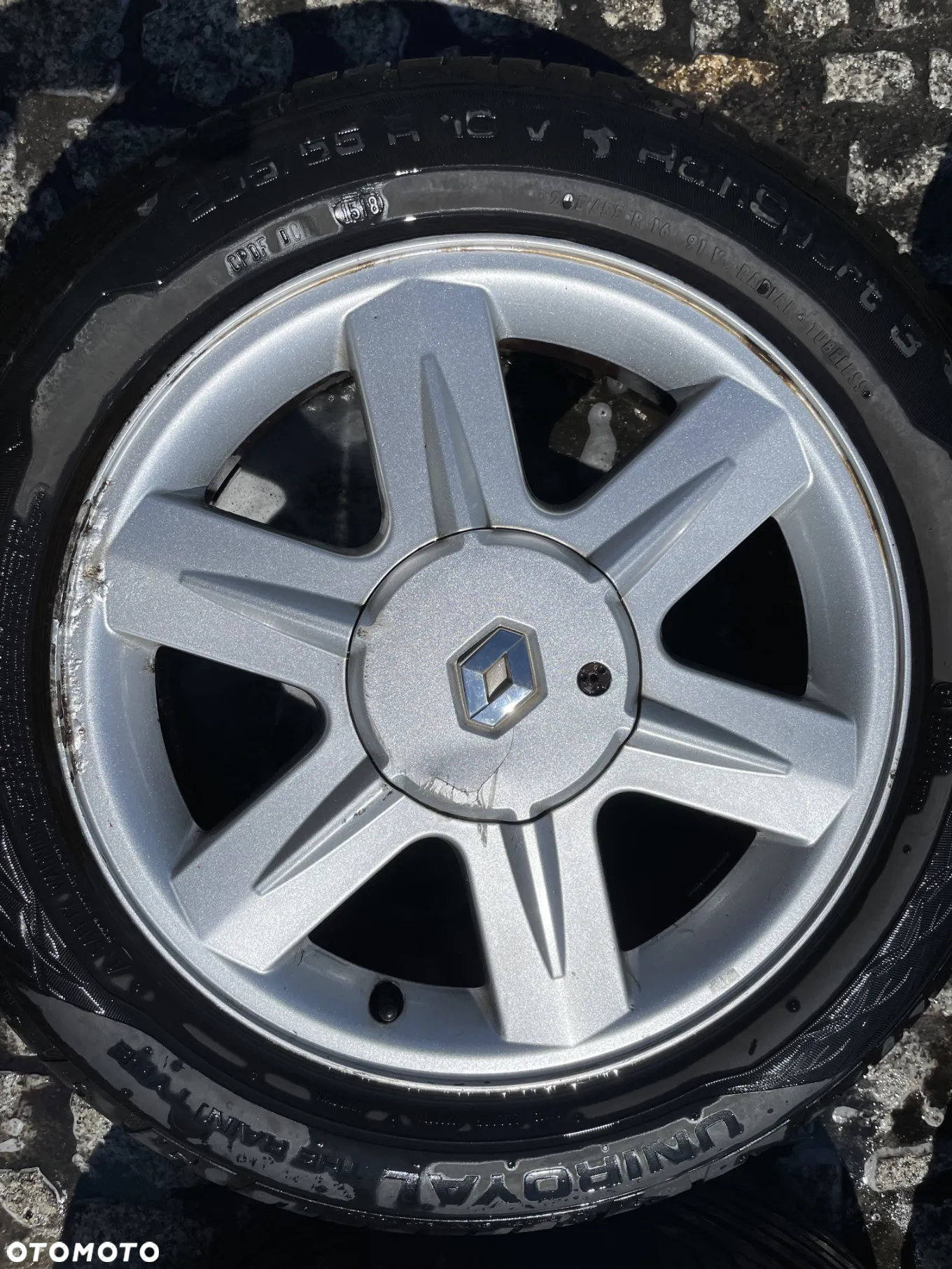 Alufelgi felgi 16” 5x108 Renault Escape Kangoo Laguna + Uniroyal Rainsport 3 205x55 R16 - 12