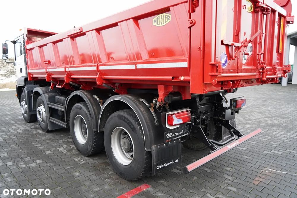 MAN TGA 35.400 / 8X4 / WYWROTKA 2 STR. / HYDROBURTA / HYDROKLAPA / MANUAL / MEILLER KIPPER - 20