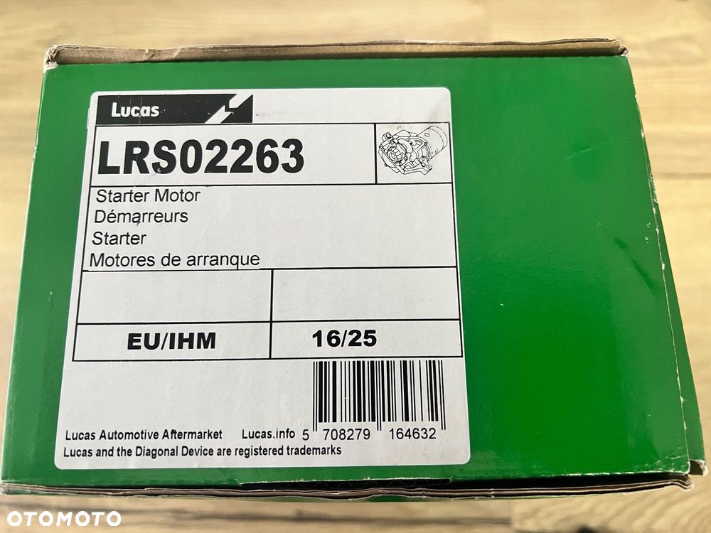 NOWY Rozrusznik starter LUCAS LRS02263 Ford C-MAX Mondeo Focus S-MAX Kuga 1231963 1376305 1756795 | VOLVO - 1