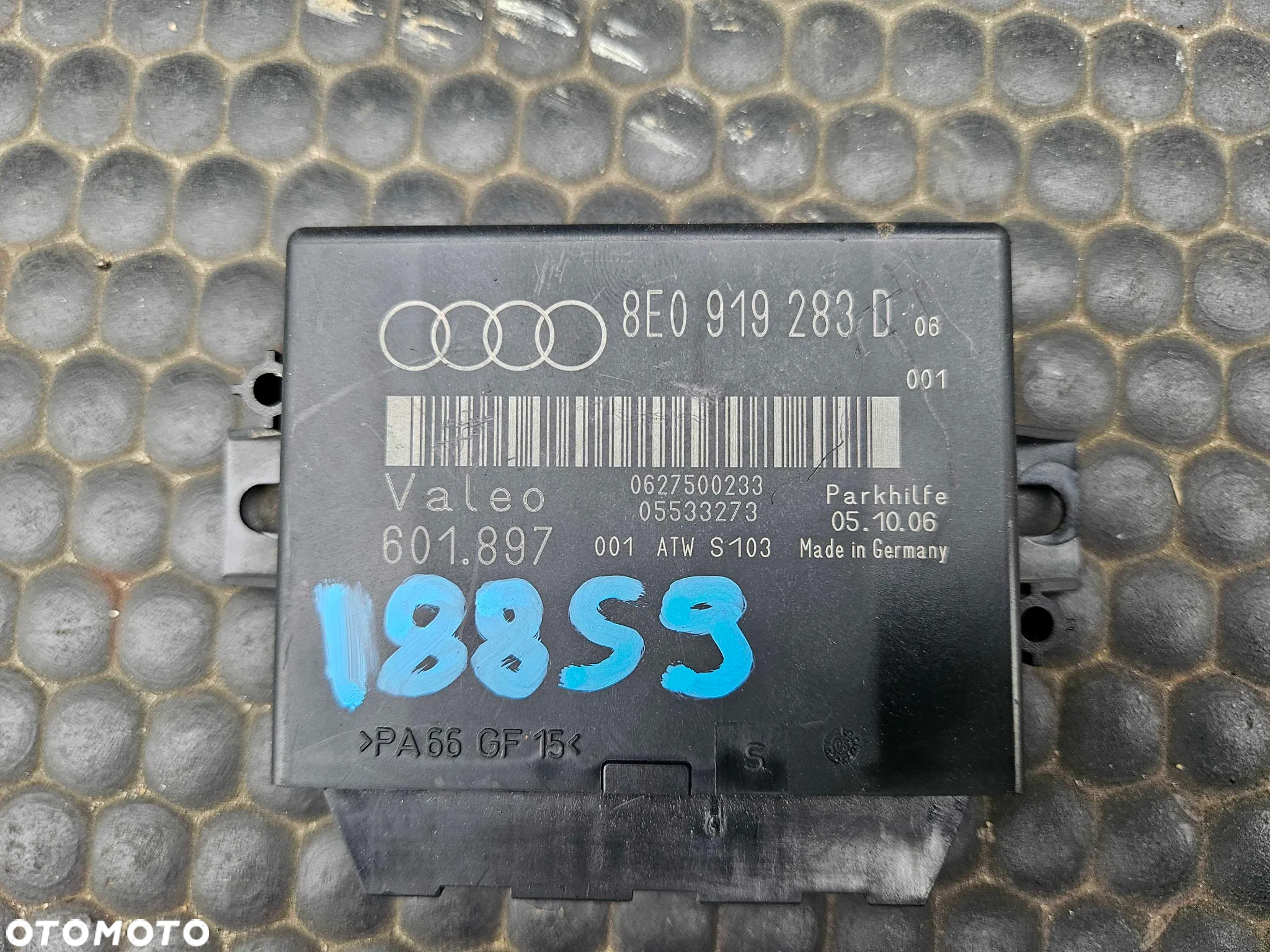Moduł 8E0919283D Sterownik Czujnik Parktronik Parkowania PDC Audi A4 B6 B7 Sedan Kombi - 2