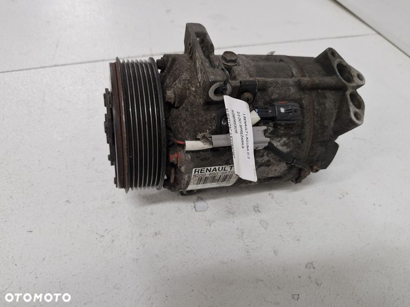 RENAULT LAGUNA III 3 2.0 DCI SPRĘŻARKA KOMPRESOR KLIMATYZACJI 8200890987 - 3