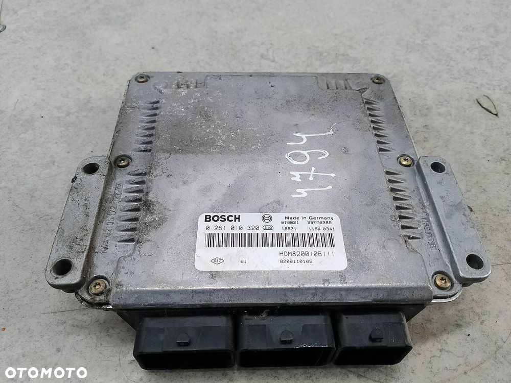 KOMPUTER, STEROWNIK RENAULT MASTER II 8200106111 0281010320  BOSCH 2.2 DCI - 2