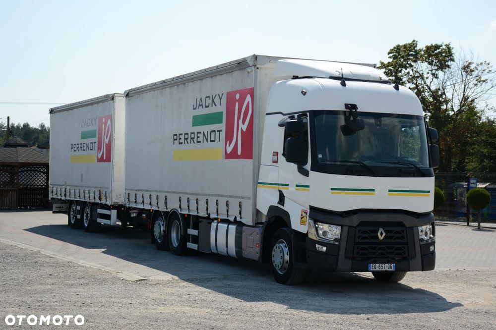 Renault T 480 / 2017r / Tandem / Przejazdowy / Niski przebieg / Skrętna oś / Klima postojowa / FRUEHAUF - 3