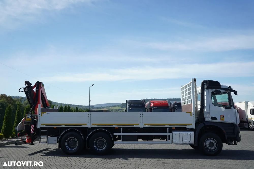 Mercedes-Benz AROCS 2642 / 6x4 / LIVRARE - 7,2 M / PALFINGER PK 19 001 / MAX. CAPACITATE DE RIDICARE 6.000 KG / ROTATOARE / TELECOMANDĂ / EURO 6 - 10