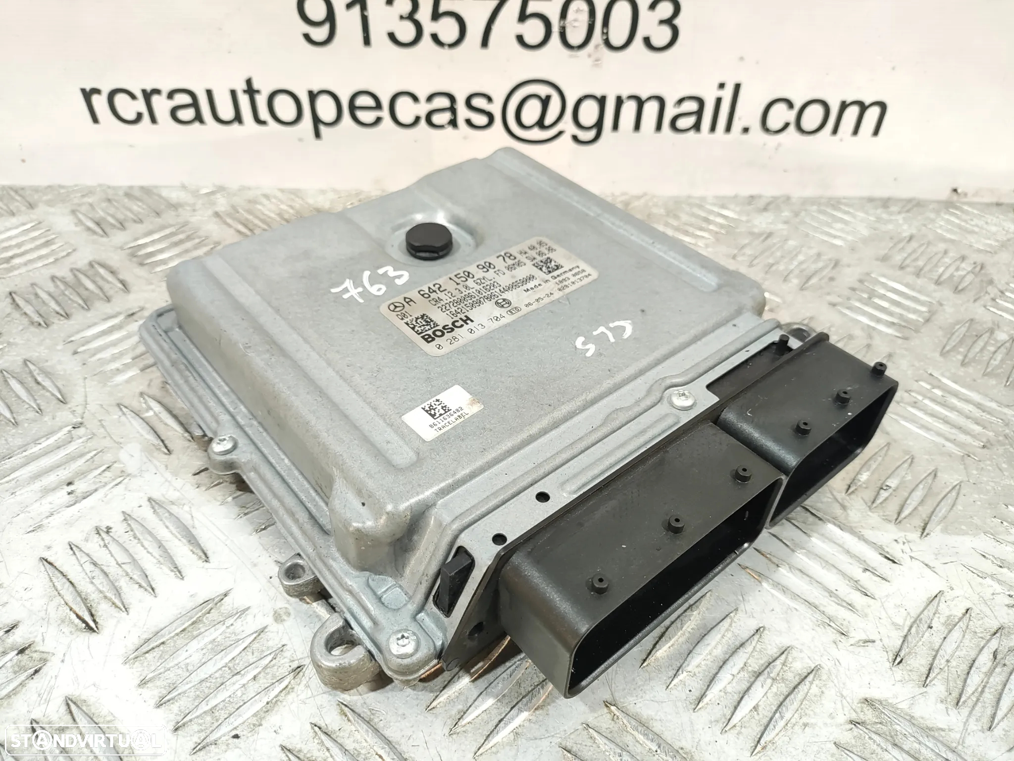 CENTRALINA ECU MOTOR BOSCH MERCEDES BENZ CLASS CLS C219 W219 320 CDI 211CV OM642.920 0281013704 A6421509078 - 2