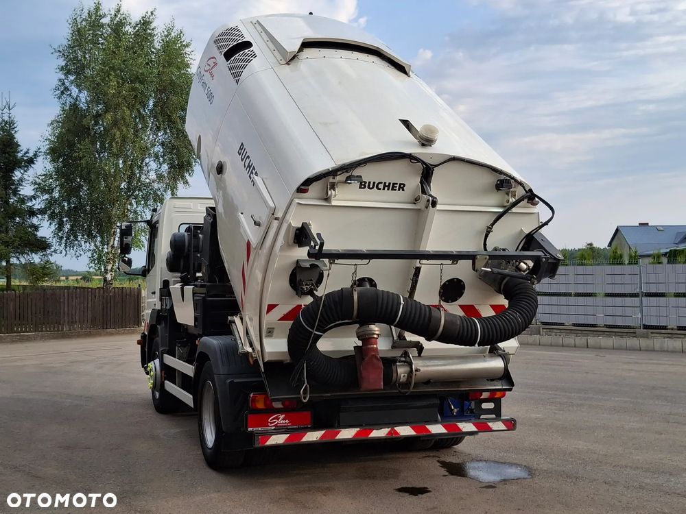 Mercedes-Benz Atego 1321 Zamiatarka BUCHER CityFant 5000 Euro 6 PM10 Rura Do Liści Studzienek Karcher Wysokiego Ciśnienia Napęd Hydrostatyczny - 17