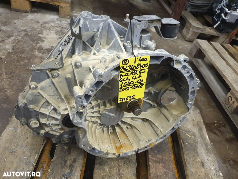 Cutie viteze manuala MERCEDES A-CLASS W176,B-class W246,CLA, 1.5 CDI  cod 711632  sau 2463608400 - 2