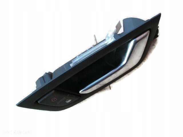 Audi A8 D3 lift Klamka wewnętrzna prawy przód 4E0837020 - 1