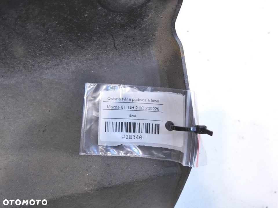 OSŁONA PODWOZIA LEWY TYŁ MAZDA 6 II - 4