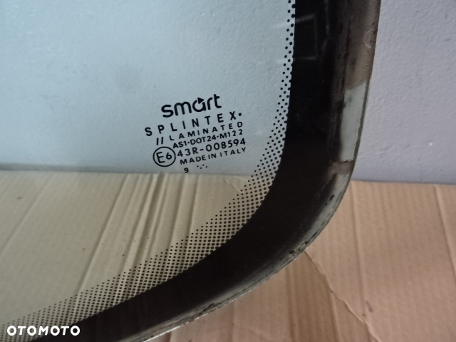 SZYBA CZOŁOWA PRZÓD PRZEDNIA SMART FORTWO 98-03 NR164 - 5