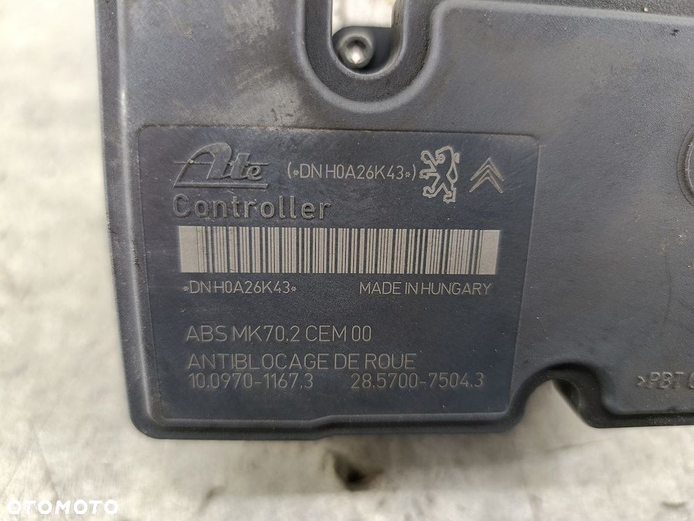 POMPA ABS CITROEN C3 II 9666392580  10.0207-0200.4  10.0970-1167.3 ATE 1.4 - 7