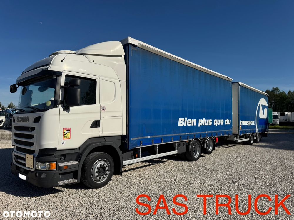 Scania R 450 6X2 Euro 6 Zestaw Z Przyczepą Przejazdowy Dach Zsuwany