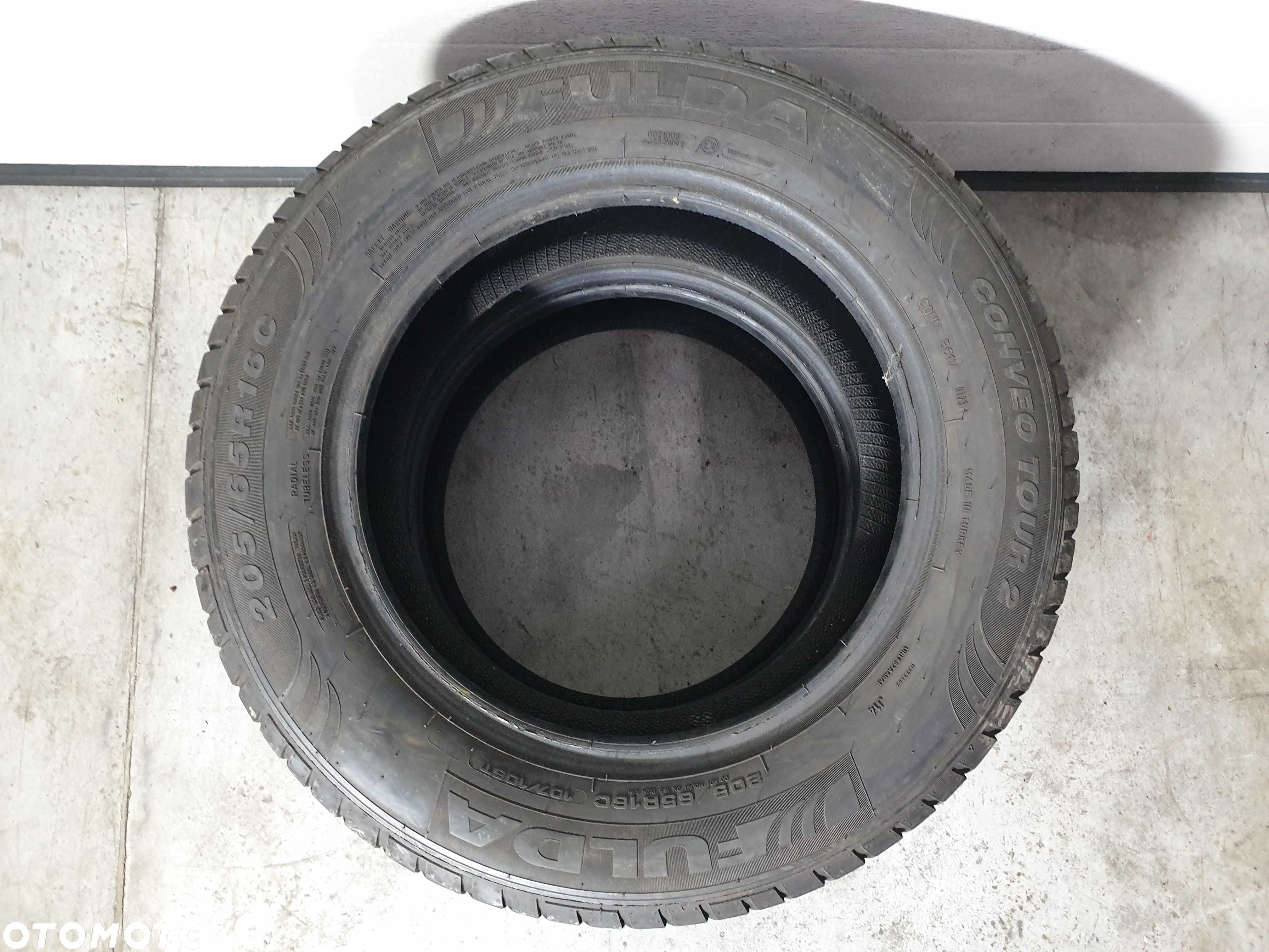 2szt. 205/65/16C 107/105T Fulda Conveo Tour 2 7mm 2023r [ 10061 ] - 2
