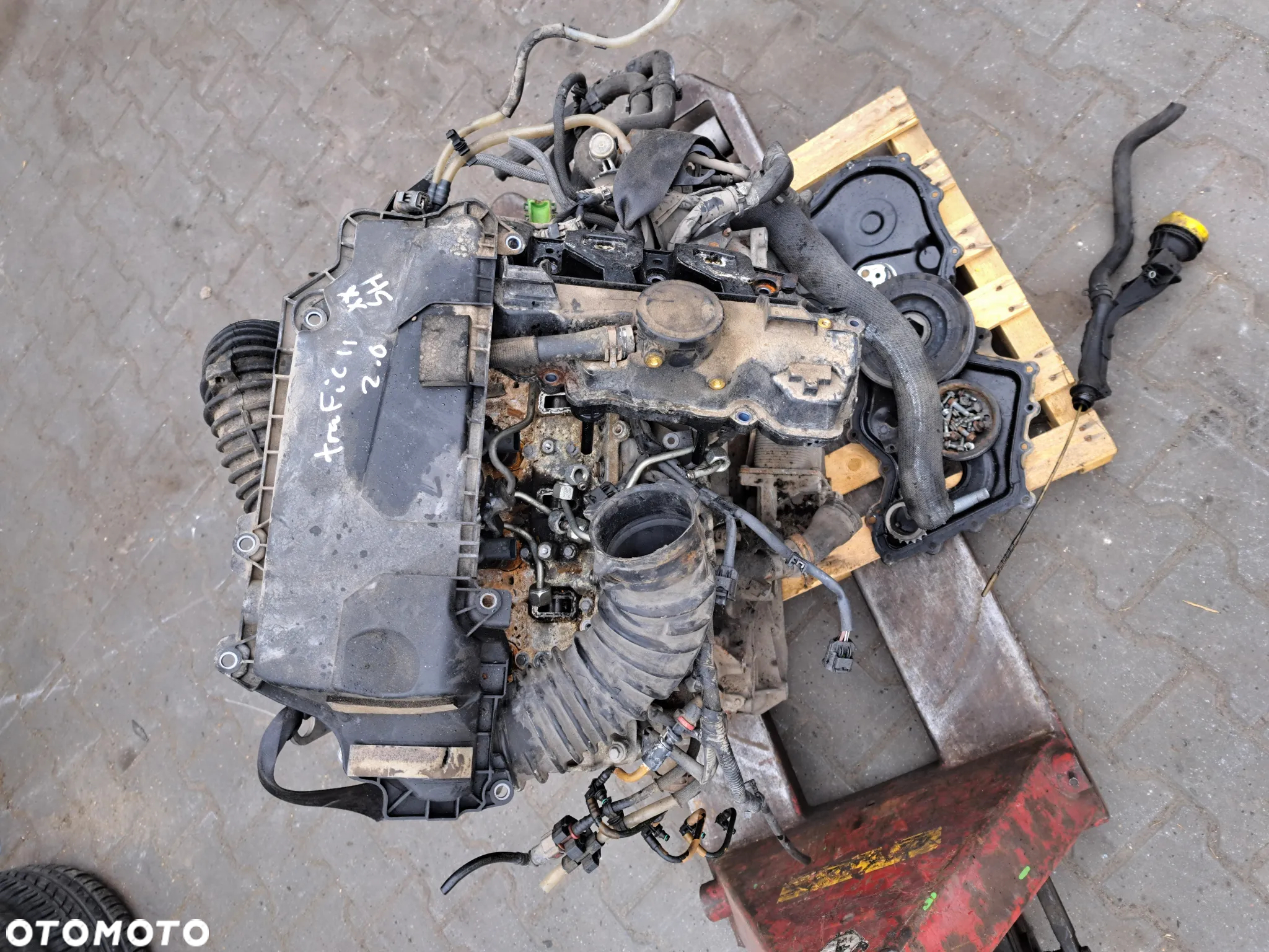 Silnik 2.0 dci M9R786 Trafic II Vivaro II Primastar wtryski tłoki wał blok uszkodzony łancuch - 6