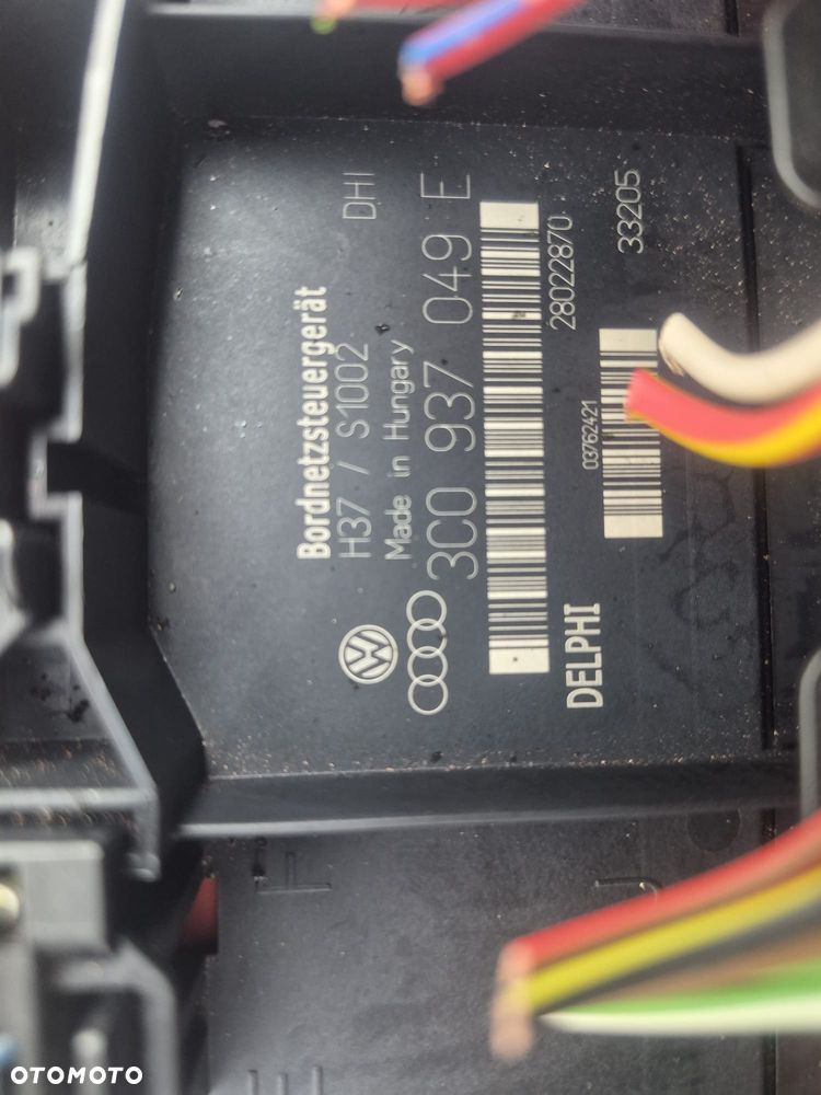Moduł Bordnetz Sterownik OA VW AUDI SEAT SKODA 3C0937049E - 3