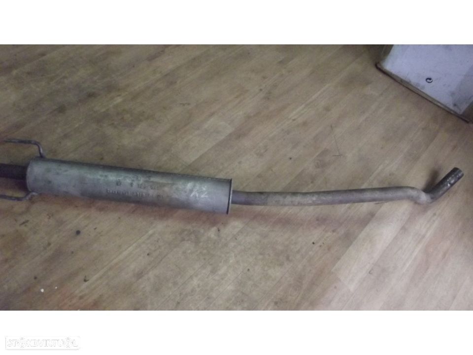 opel corsa C 2002 panela de escape c/tubo e serpentina - 1