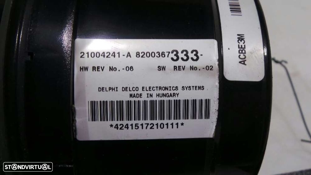 COMANDO CLIMATIZADOR RENAULT ESPACE IV 2005 -8200367333 - 5