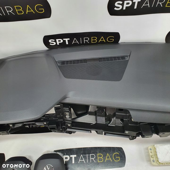 VW GOLF VIII 8 DESKA ROZDZIELCZA KONSOLA KOKPIT PULPIT PODUSZKI AIRBAG AIR BAG PASY KIT SET - 3