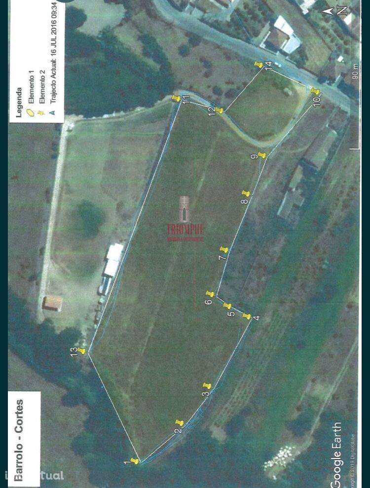 Terreno c/ 13.102 m2, 2100m2 para construção, Cortes, Leiria - Grande imagem: 4/6