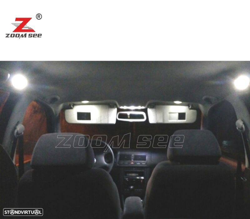 KIT COMPLETO DE 14 LÂMPADAS LED INTERIOR PARA VOLKSWAGEN VW GOLF MK5 GOLF R32 2008 - 2