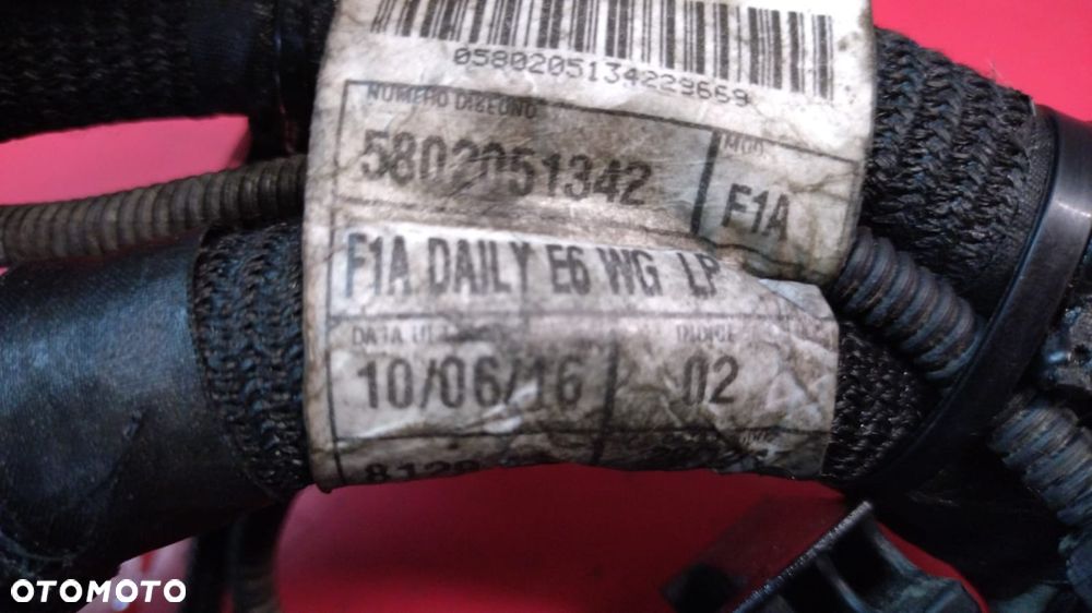 WIĄZKA INSTALACJA SILNIKA IVECO DAILY 2,3 E6 15- 5802051342 NO 925/222 - 2