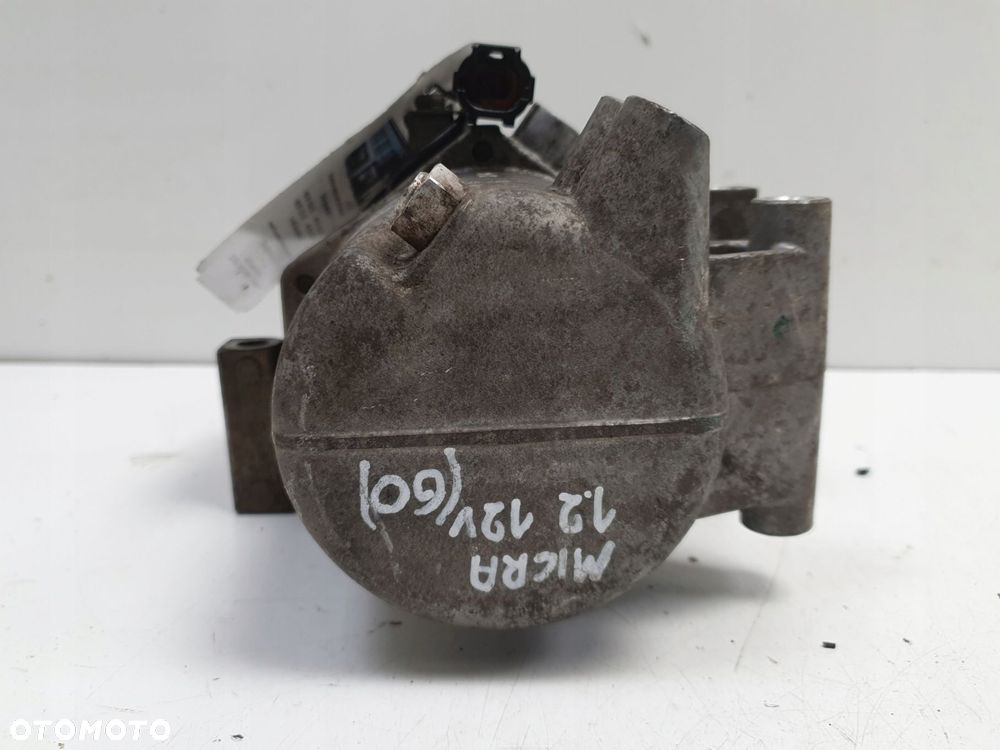 SPRĘŻARKA KLIMATYZACJI Nissan Micra IV K13 1.2 16V _ 92600-1HC5A - 6
