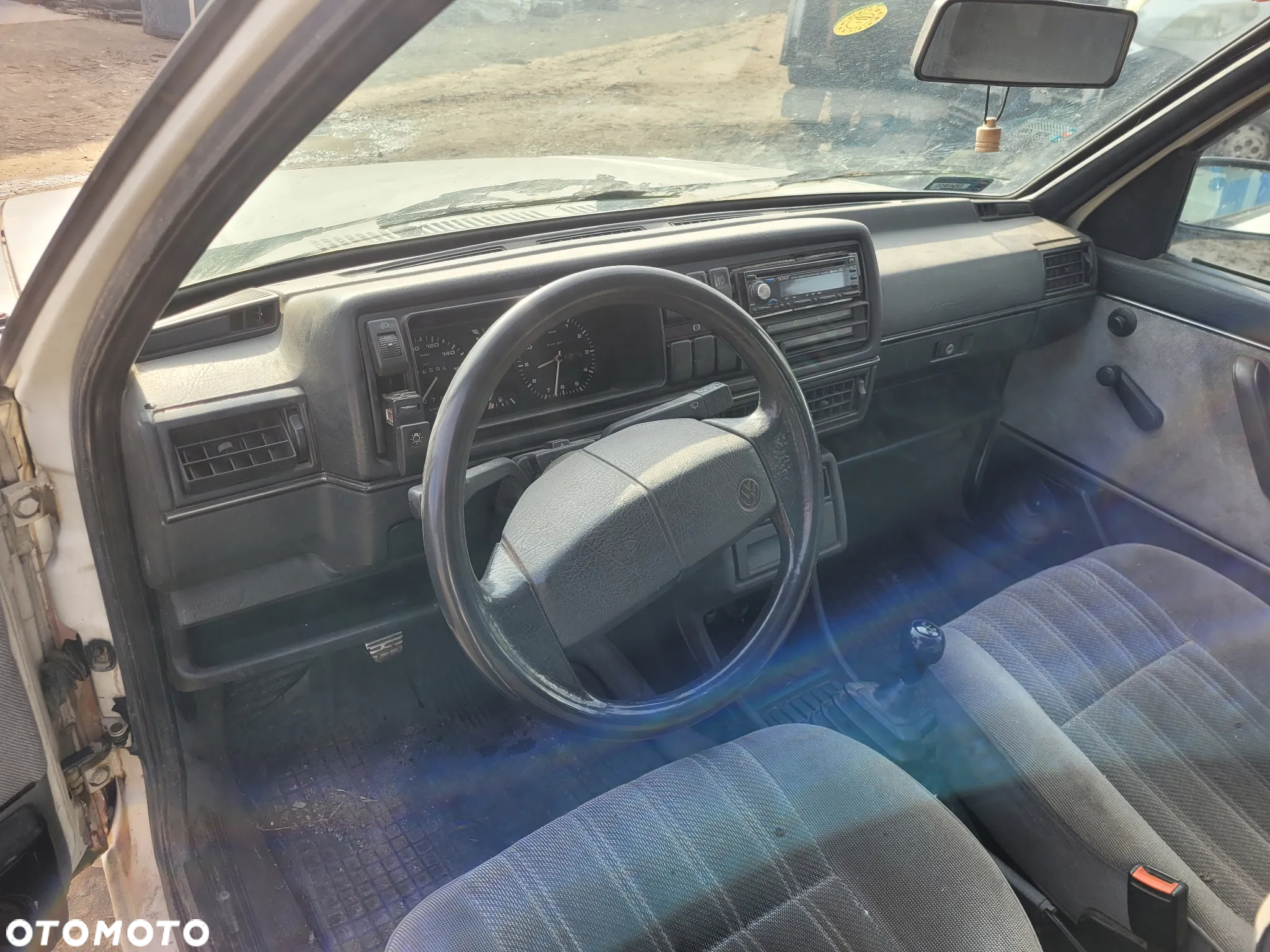 VW VOLKSWAGEN GOLF II 2 fotel fotele kanapa deska kokpit podsufitka boczek boczki klamka podłokietnik licznik - 2