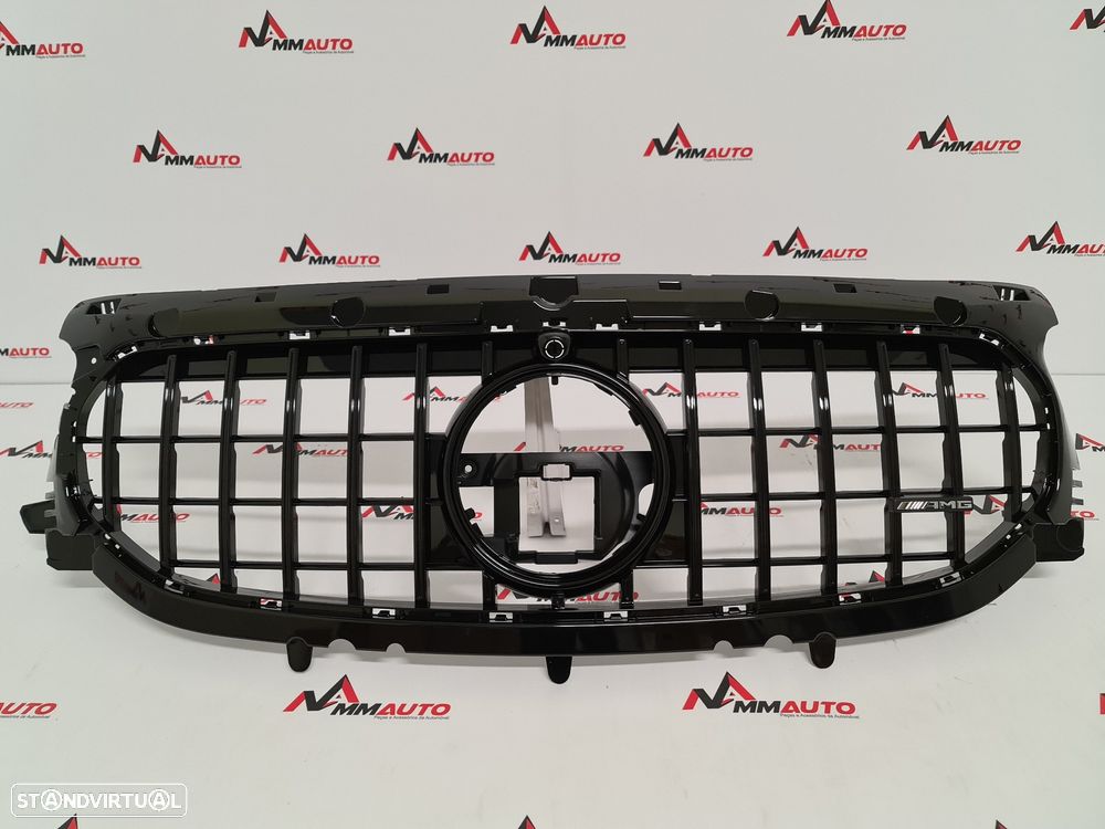 Grelha Frontal Mercedes GLA H247 GTR Panamericana Preta (Versão Padrão) - 1