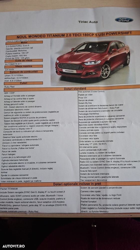 Ford Mondeo 2.0 TDCI PowerShift Titanium - 2