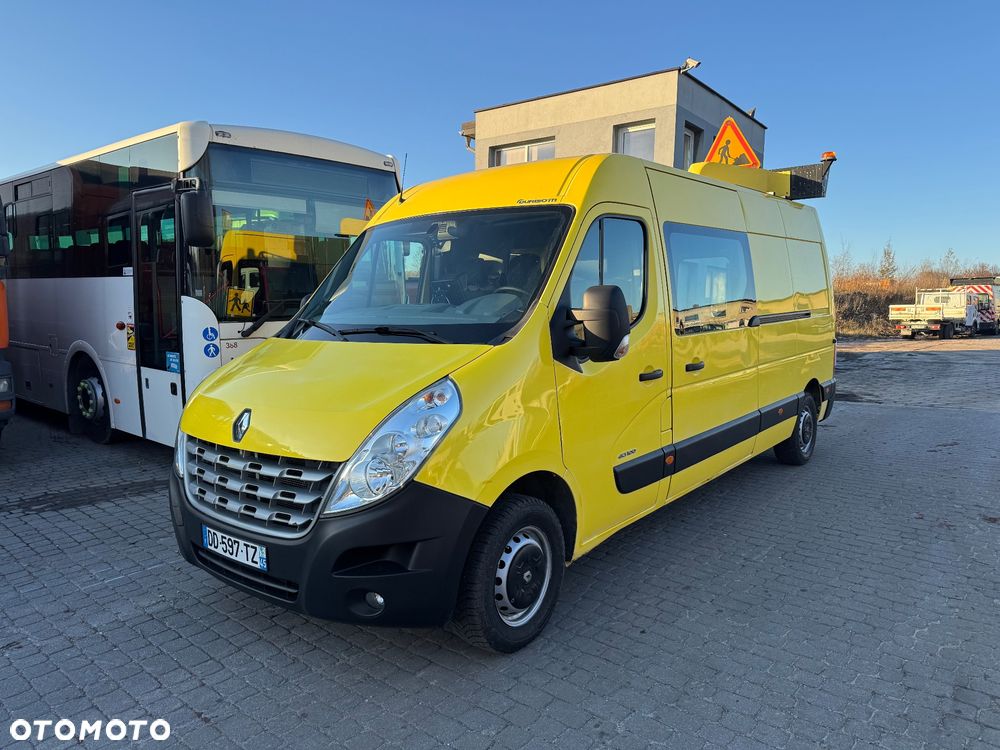 Renault Master 2xDrzwi Przesuwne 2014r. L3H2 Maxi Klima I wł. Tablica LED Roboty Drogowe Koguty - 1