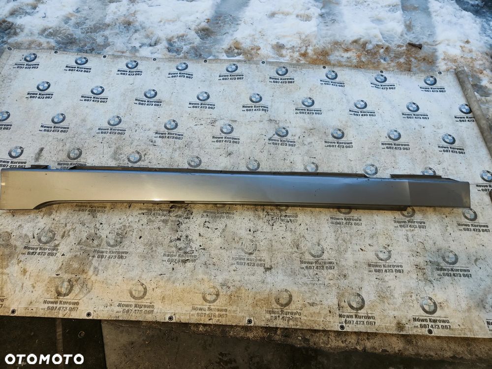 BMW E60 E61 Listwa progowa lewa Silbergrau A08/7