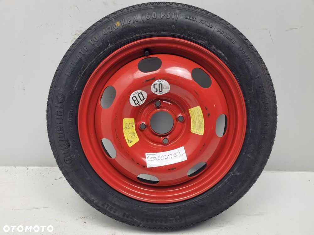 KOŁO DOJAZDOWE Peugeot 207 308 dojazdówka 125/85 R16 4x108 Citroen 2160718 - 2